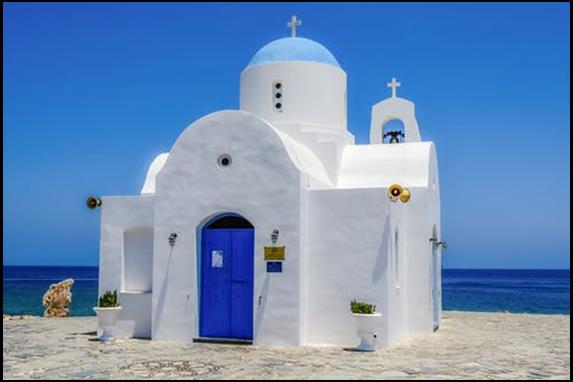 Free Church Beside Sea Stock Photo